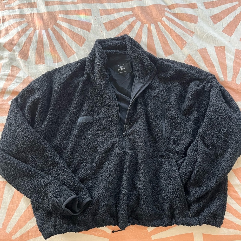 Set Active Quarter Zip Fleece Pullover - image 6